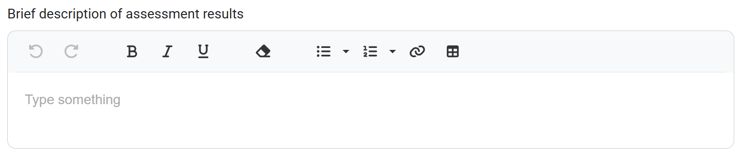 Needs Assessment Results