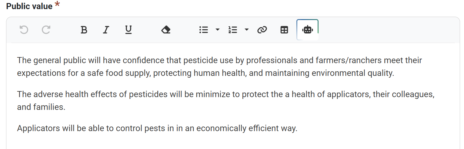 Action Plan Public Value