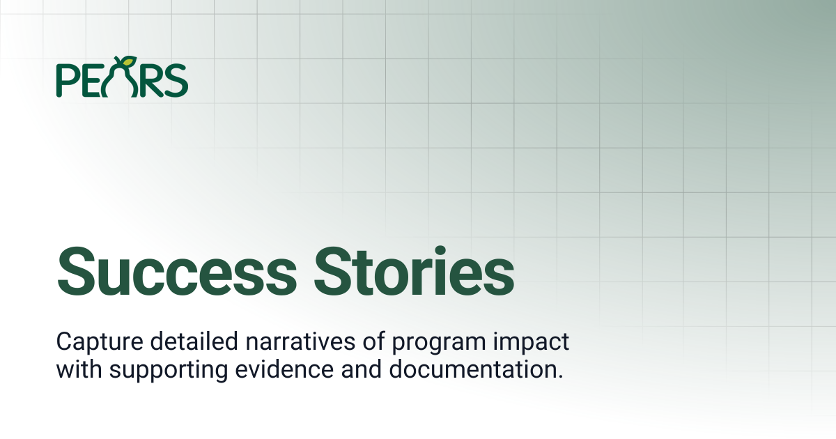 Success Stories | PEARS Support Docs